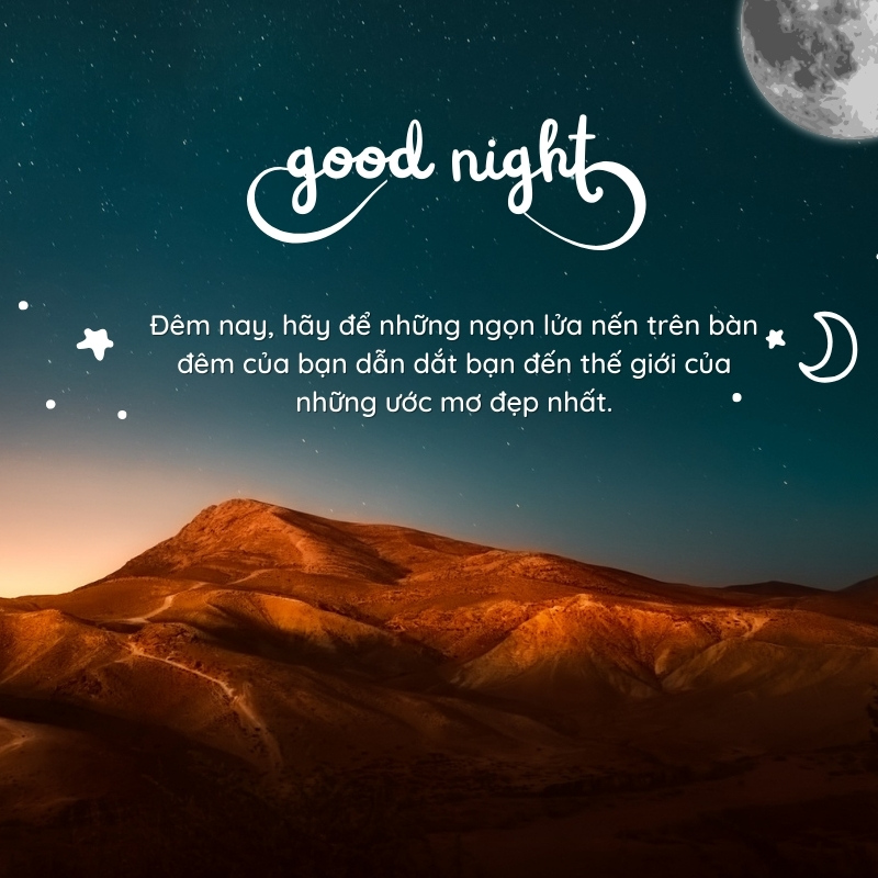 Những lời chúc "Good Night" dễ thương, giống như những tia sáng mặt trời, mang theo lời chúc cho một đêm yên bình và một buổi sáng mới tràn đầy năng lượng.